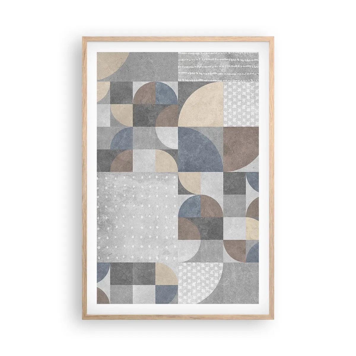 Plakát v rámu světlý dub - Keramická fantazie - 61x91 cm