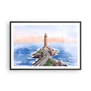 Plakát v černém rámu - Tváří v tvář moři - 91x61 cm