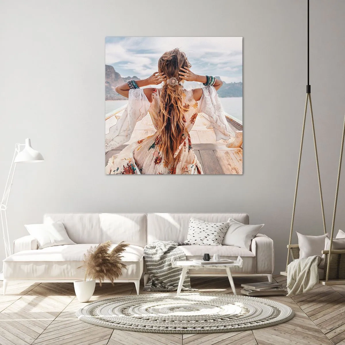 Obraz na plátně - Na cestě ke štěstí - 40x40 cm