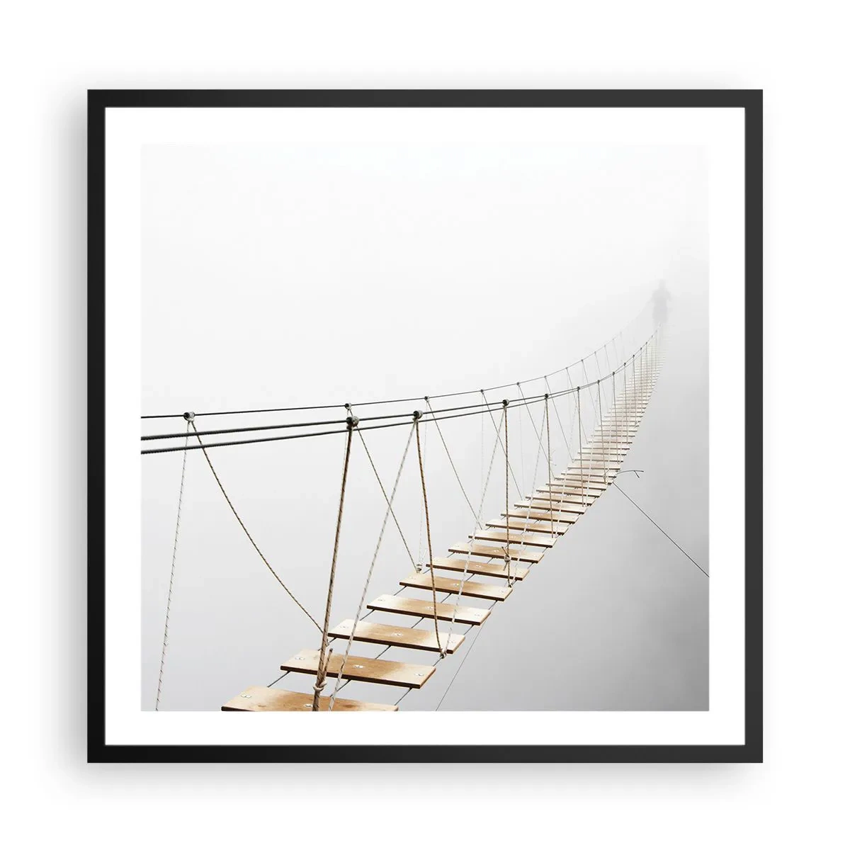 Plakát v černém rámu - Kam vás zavede? - 60x60 cm