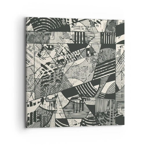 Obraz na plátně - Dynamika současnosti - 70x70 cm