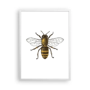 Plakát v bílém rámu - Krásná a dobrá - 50x70 cm