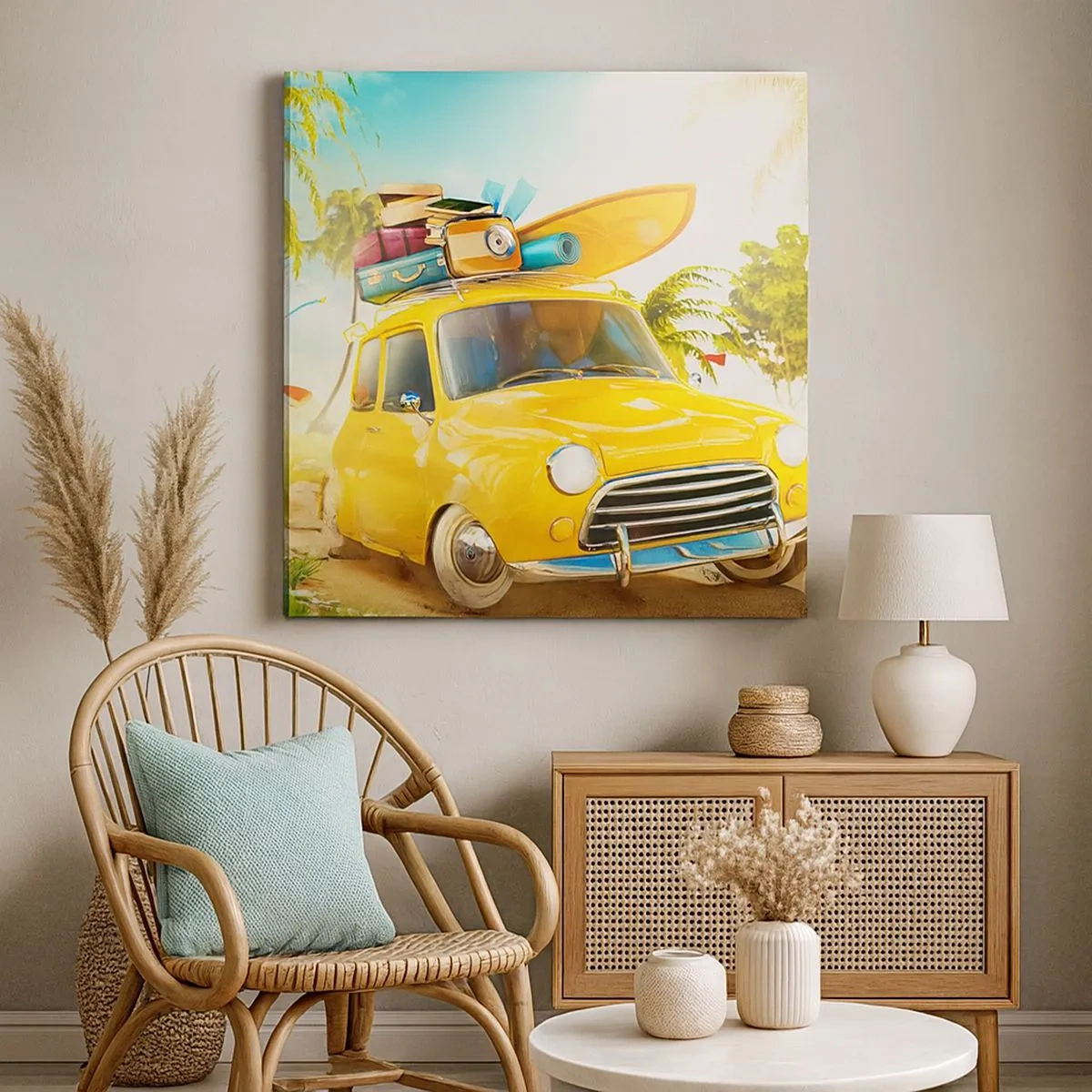 Obraz na plátně - Cesta pro více než jeden úsměv - 30x30 cm