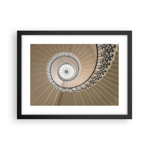 Plakát v černém rámu - Uvnitř mušle - 40x30 cm