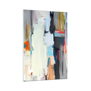 Obraz na skle - Nějaký způsob? - 80x120 cm