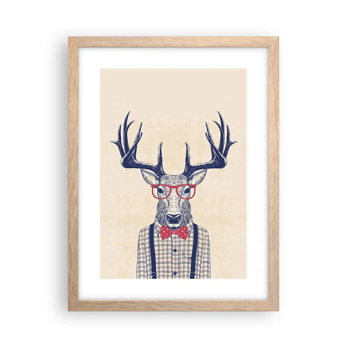 Plakát v rámu světlý dub - Zábavná extravagance - 30x40 cm