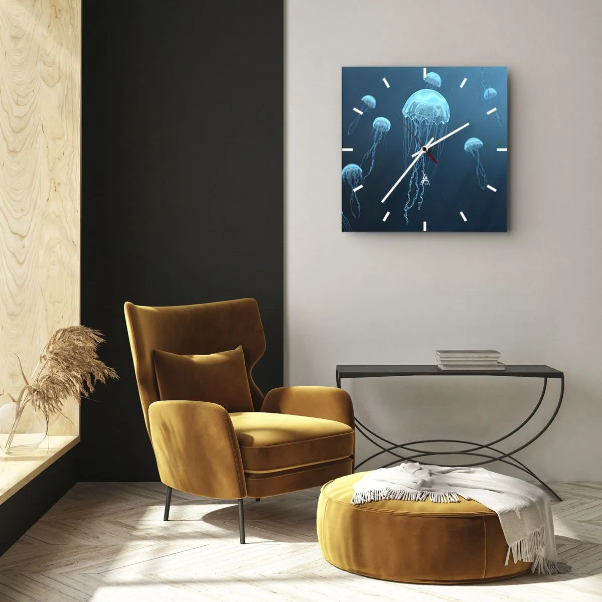 Nástěnné hodiny - Oceánský tanec - 30x30 cm