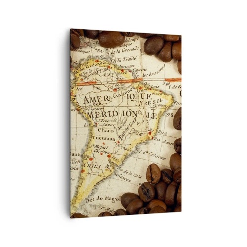 Obraz na plátně - Odkud je nejlepší káva? - 80x120 cm