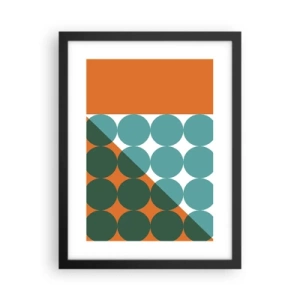 Plakát v černém rámu - Nahoru a šikmo - 30x40 cm