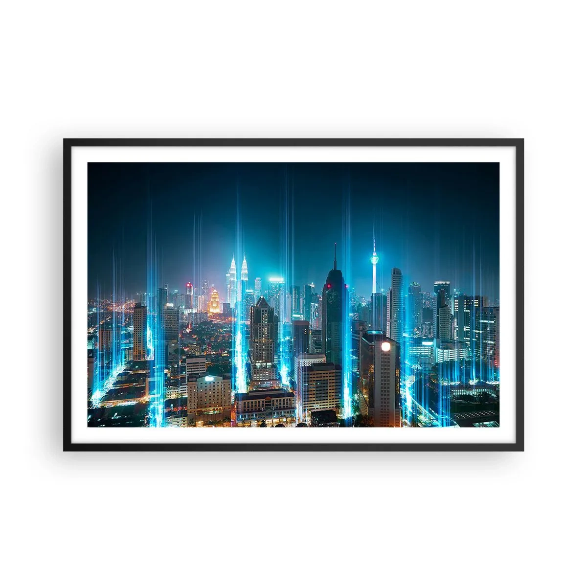 Plakát v černém rámu - Berlinským způsobem do nebe - 91x61 cm
