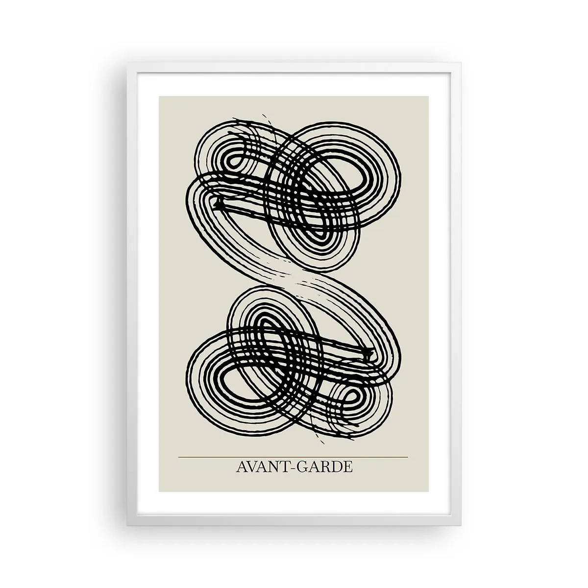 Plakát v bílém rámu - Vyšlo to spontánně - 50x70 cm