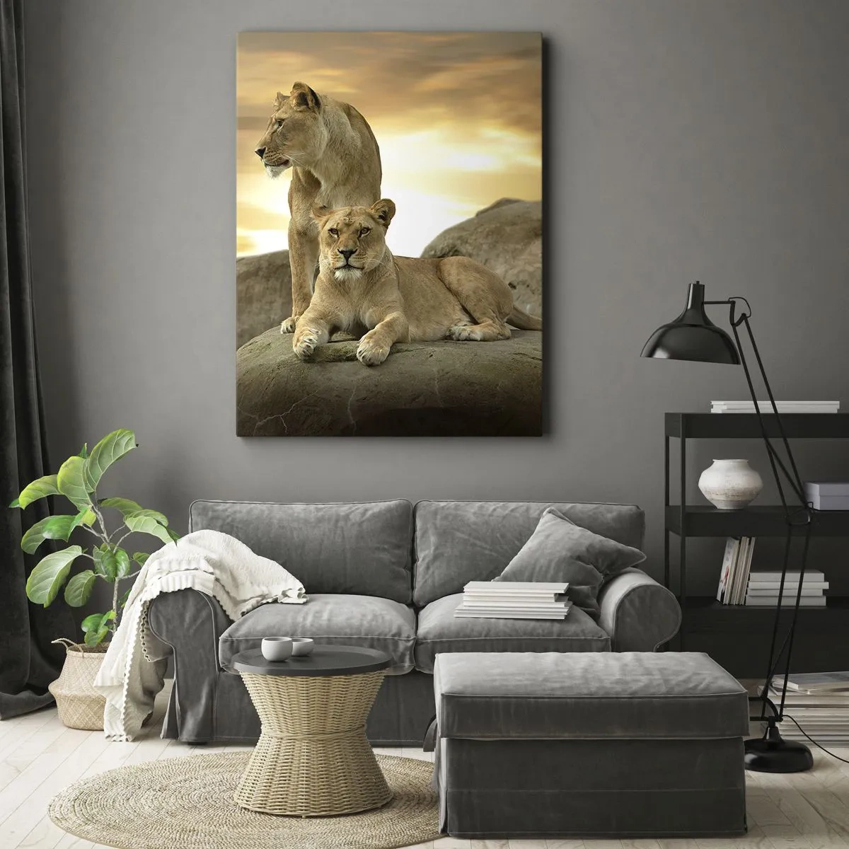 Obraz na plátně - Královský majestát - 55x100 cm