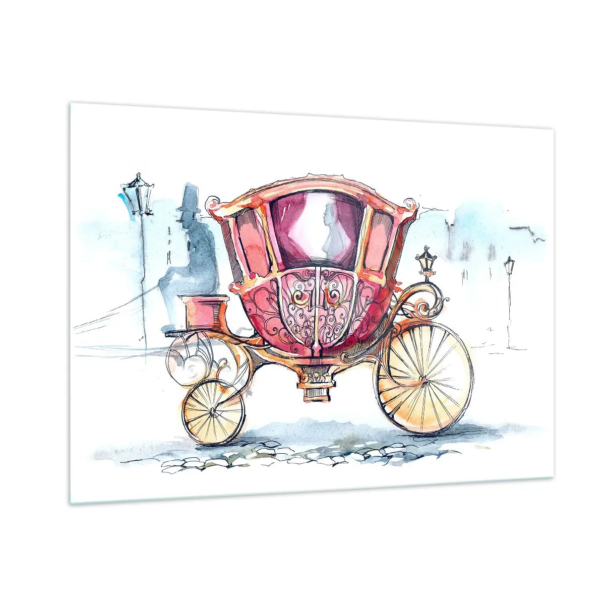 Obraz na skle - Na svatbu nebo na ples? - 100x70 cm