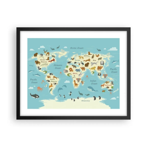 Plakát v černém rámu - Dobří sousedé - 50x40 cm