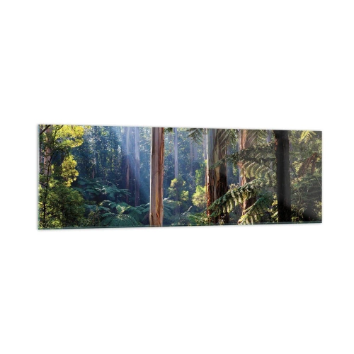 Obraz na skle - Povídka lesa - 160x50 cm