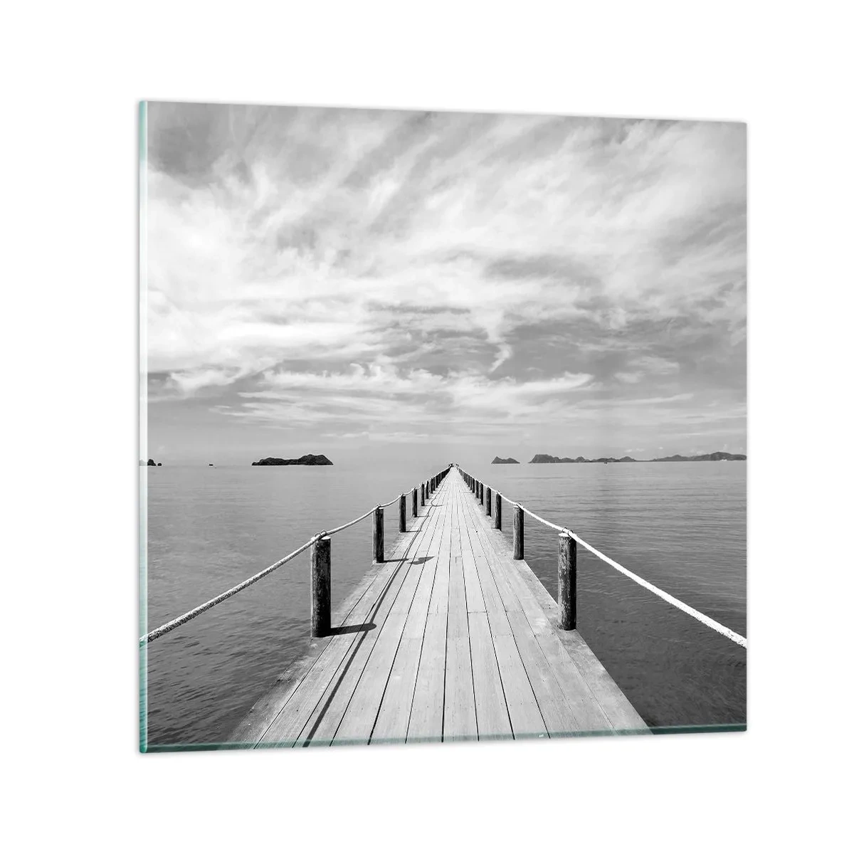 Obraz na skle - Co takhle cesta… - 40x40 cm