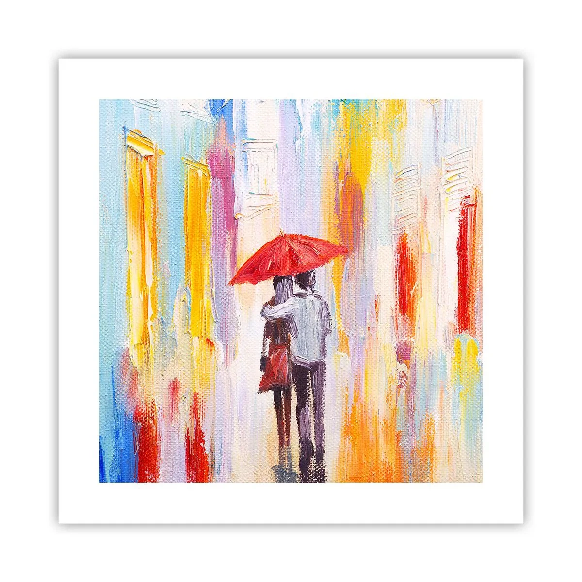 Plakát - Ať prší dál - 40x40 cm
