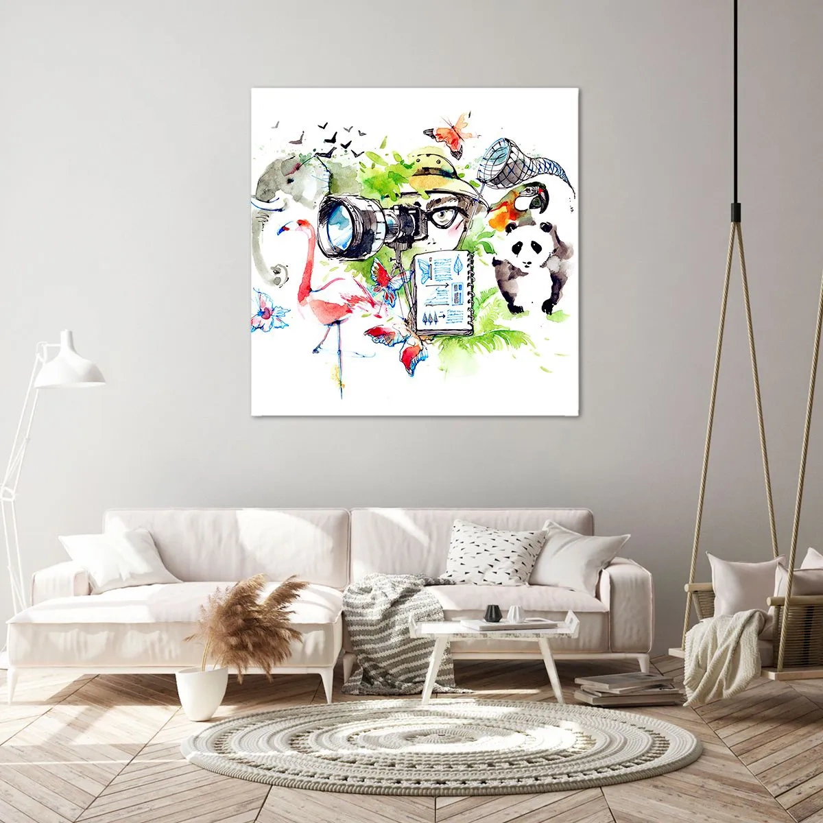 Obraz na plátně - Objektivem cestovatele - 40x40 cm