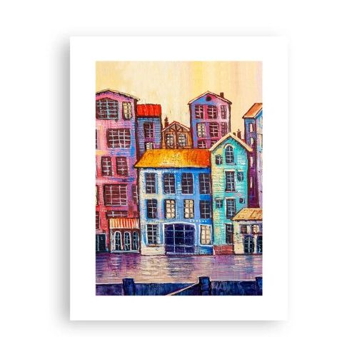 Plakát - Město jako z pohádky - 30x40 cm