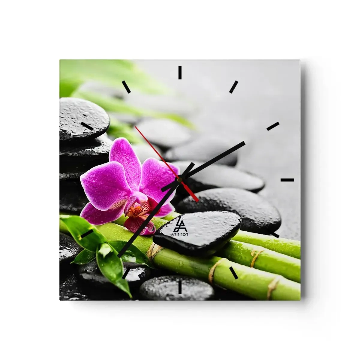 Nástěnné hodiny - V klidné rovnováze - 30x30 cm