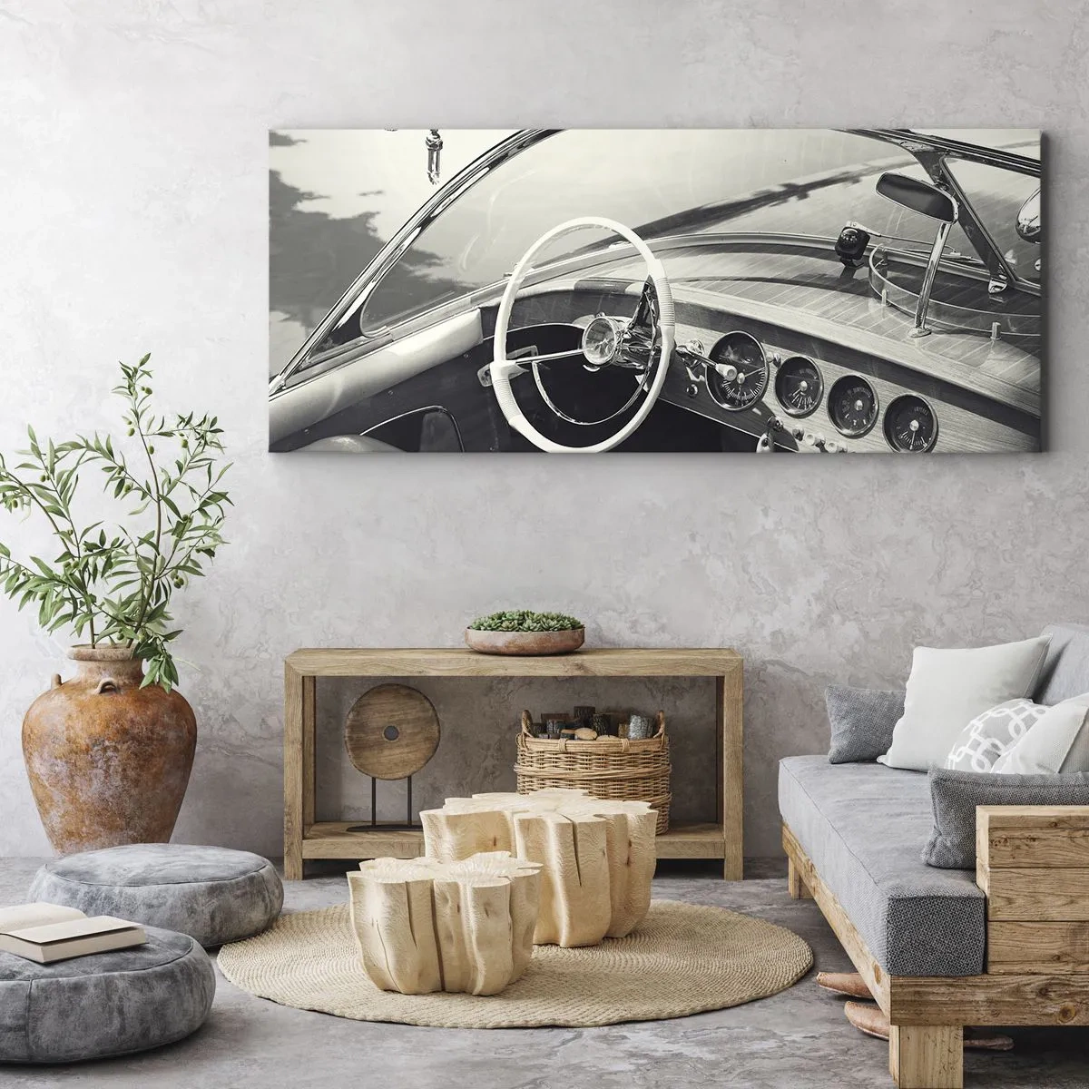 Obraz na plátně - Počasí pro bohaté - 100x40 cm
