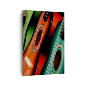 Obraz na plátně - Kytara má hodně barev - 50x70 cm