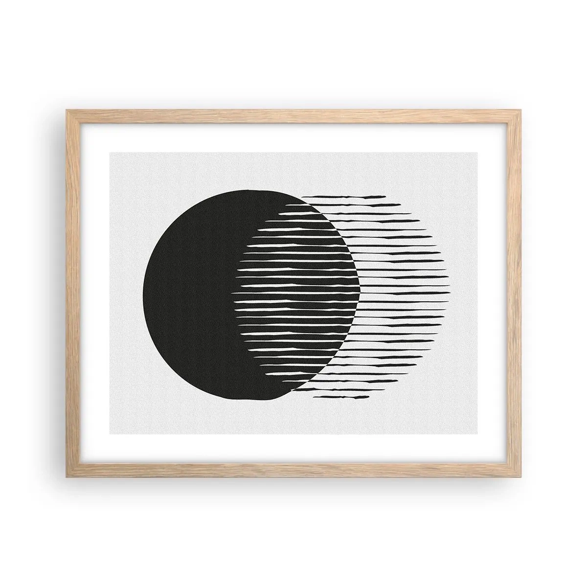 Plakát v rámu světlý dub - Jeho alter ego - 50x40 cm