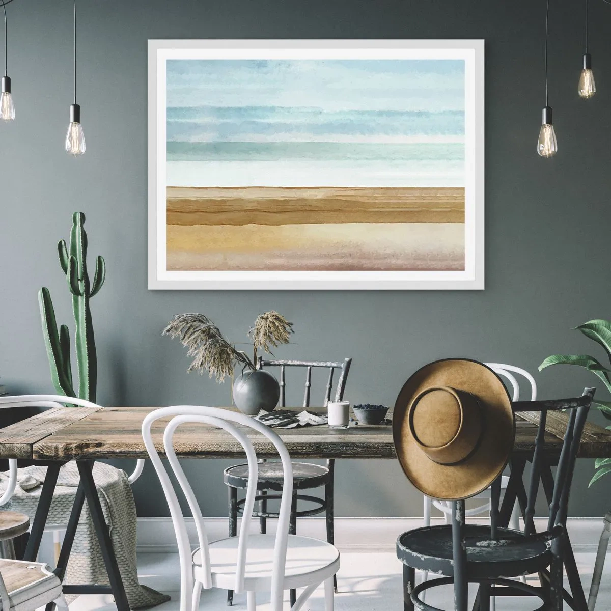 Plakát v bílém rámu - Utěšení - 91x61 cm