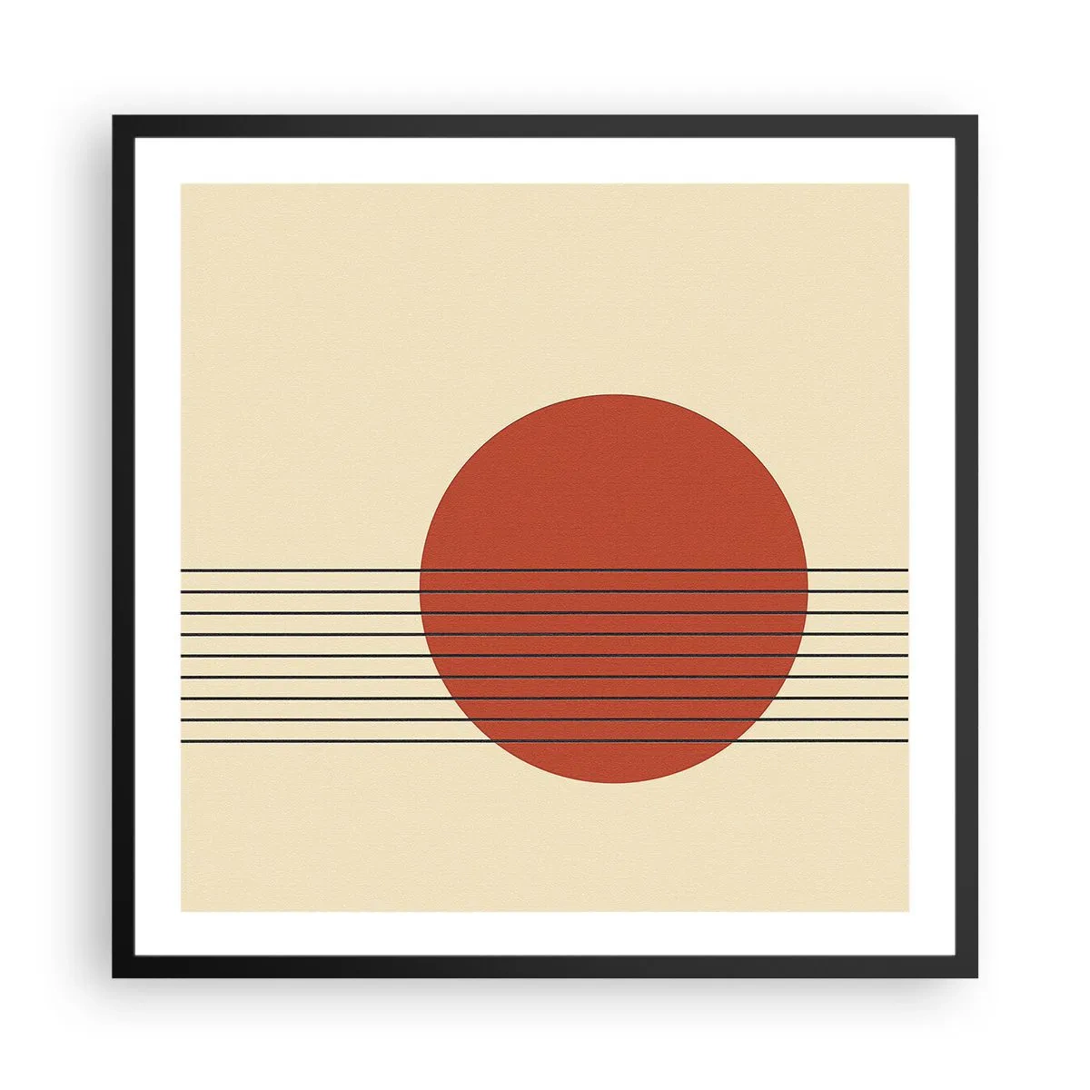 Plakát v černém rámu - Pořád dokola - 60x60 cm