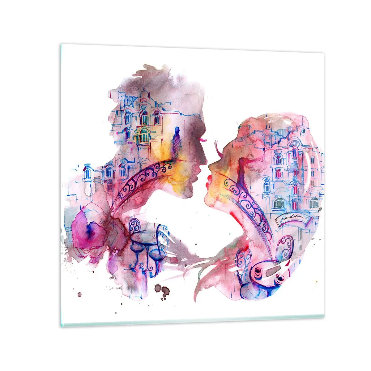 Obraz na skle - Tajemný most vzdychání - 60x60 cm
