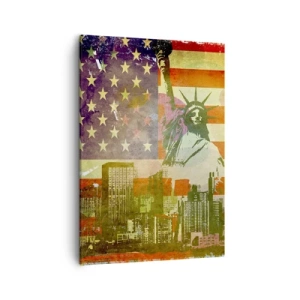 Obraz na plátně - Viva America! - 50x70 cm