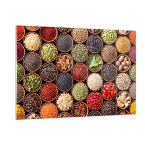 Obraz na skle - Všechny chutě světa - 120x80 cm