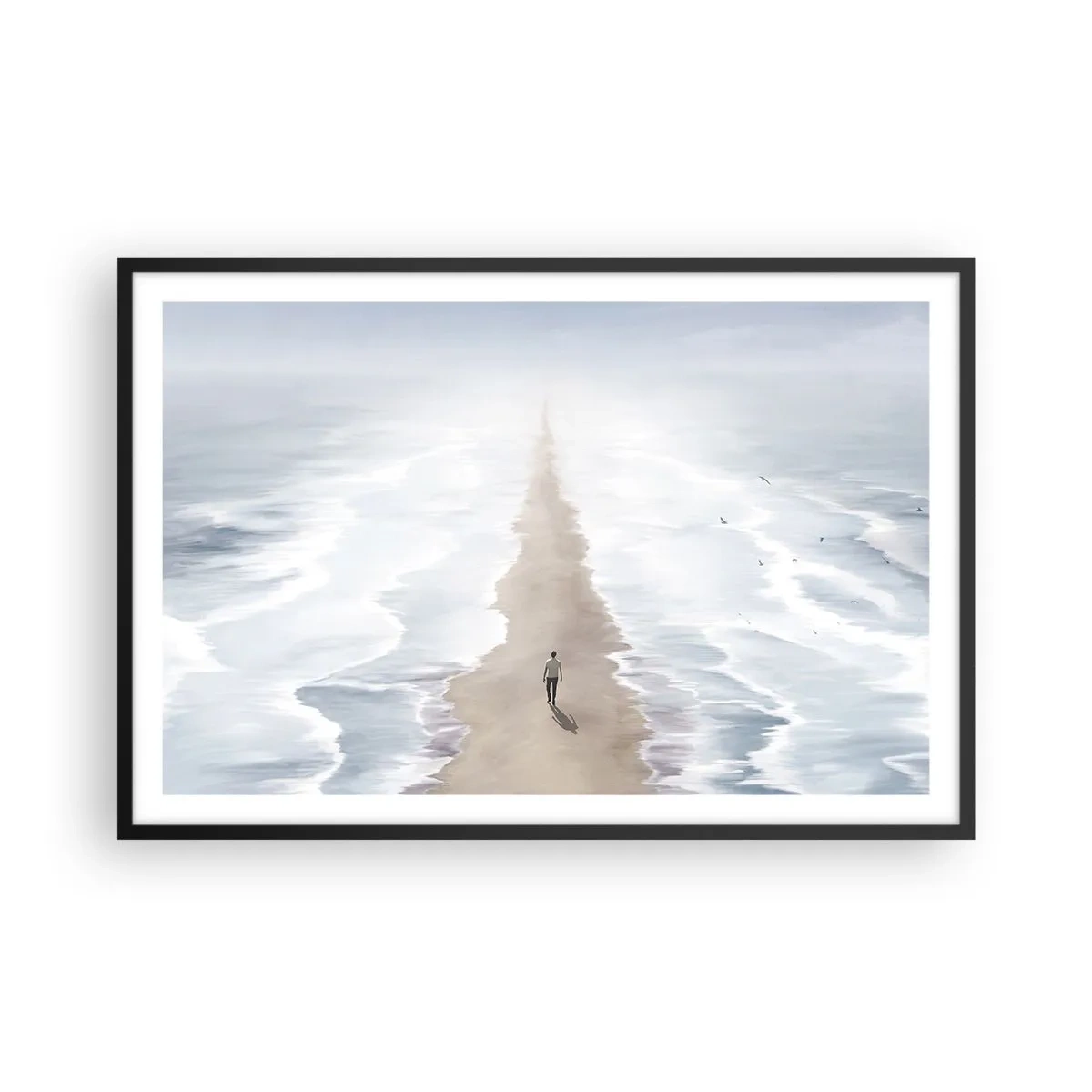 Plakát v černém rámu - Světlá budoucnost - 91x61 cm