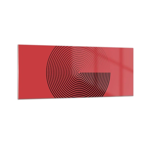 Obraz na skle - Kruhový pohyb - 100x40 cm