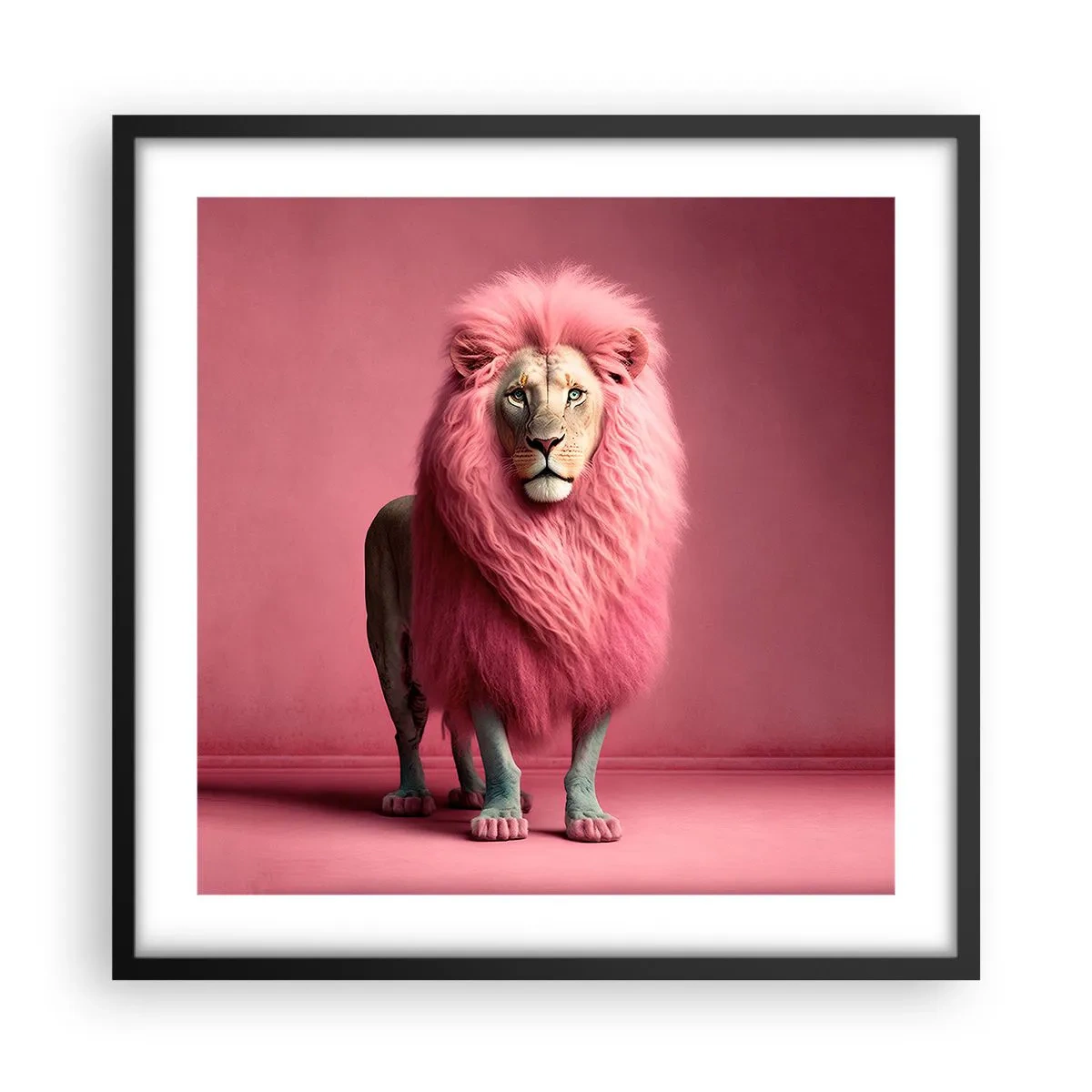 Plakát v černém rámu - A už se nebojíš - 50x50 cm