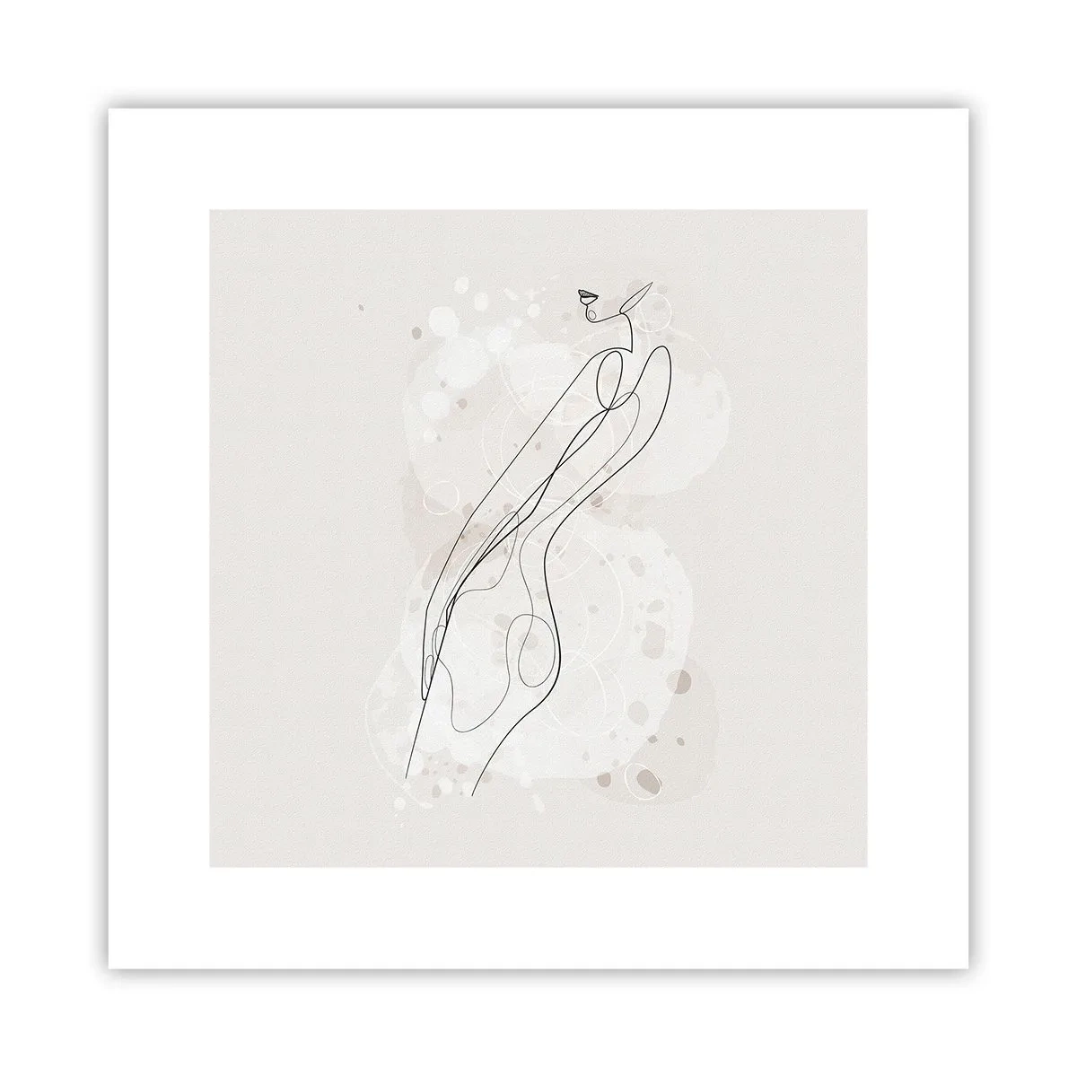 Plakát - Zabloudit pohledem - 30x30 cm