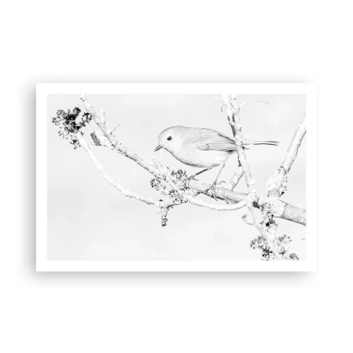 Plakát - Zimní ráno - 91x61 cm