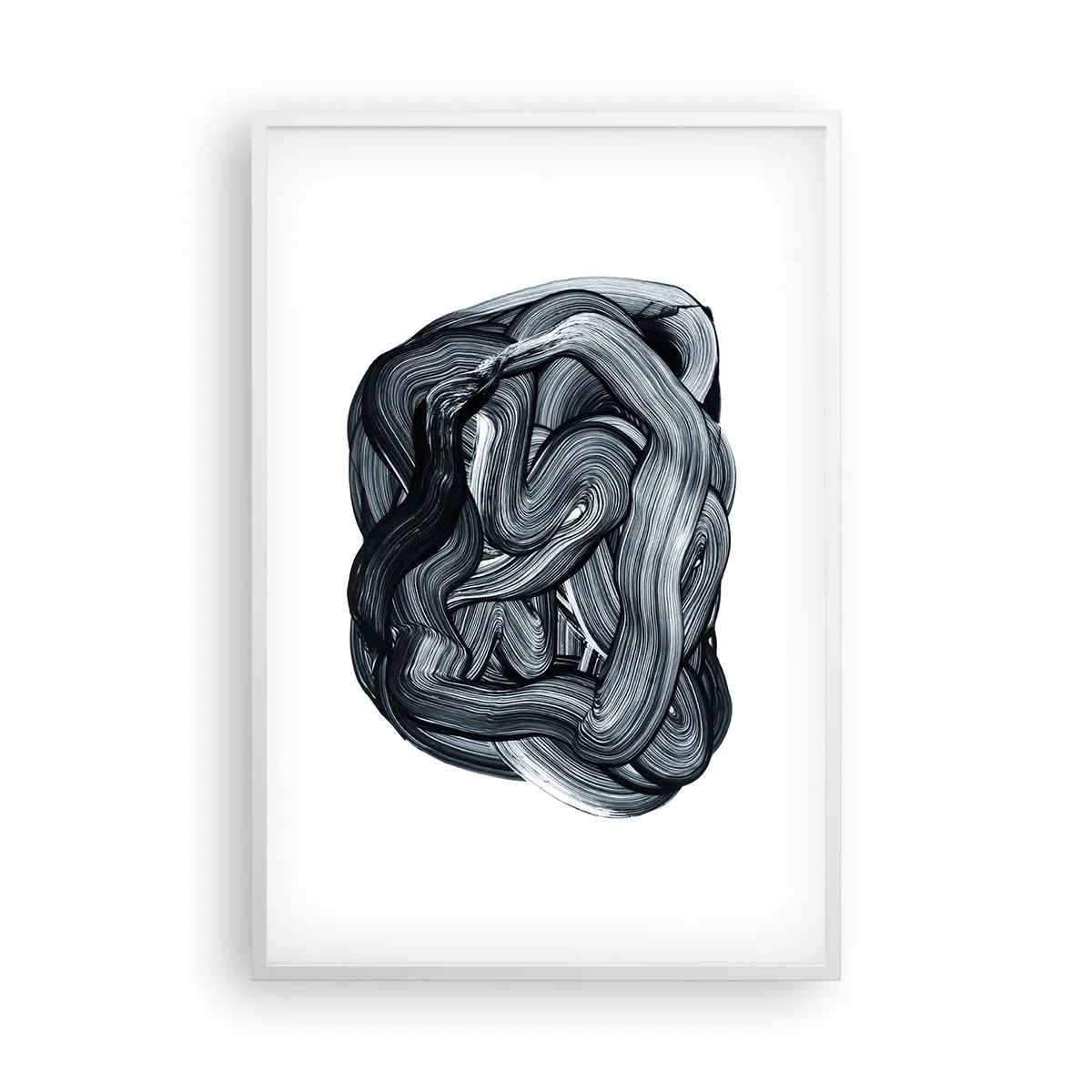 Plakát v bílém rámu - Není to tak jednoduché - 61x91 cm