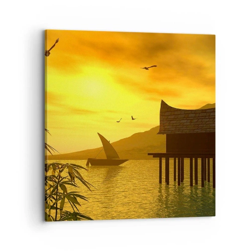 Obraz na plátně - Vytoužený klid - 70x70 cm