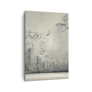 Obraz na plátně - Můj skvělý městský život - 70x100 cm
