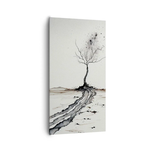 Obraz na plátně - Zimní melancholie - 65x120 cm