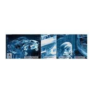 Vzor Fototapety Premium Sand - Inženýrská anatomie - Automobilový průmysl, Auto, Pojem - 100x30 cm