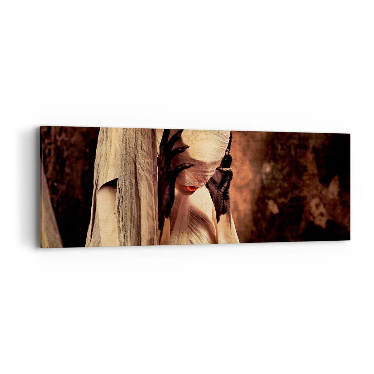 Obraz na plátně - Mezi dobrem a zlem - 90x30 cm