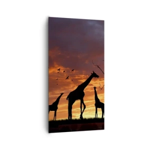 Obraz na plátně - Malá večeře v kruhu nejbližších - 65x120 cm