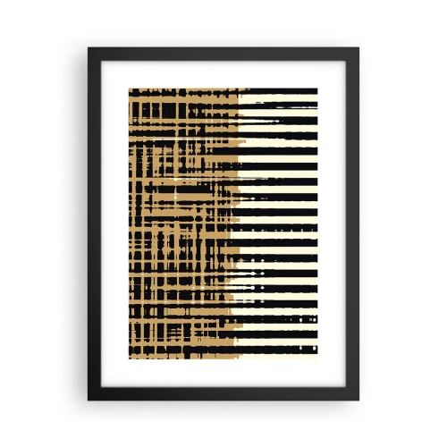 Plakát v černém rámu - Architektonická abstrakce - 30x40 cm