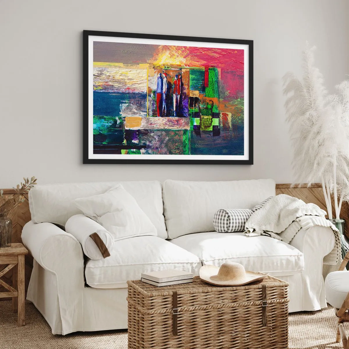 Plakát v černém rámu - Vztahy a emoce - 100x70 cm