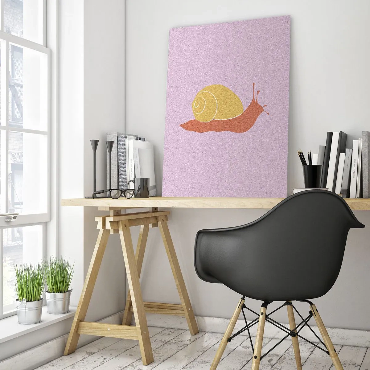 Obraz na skle - Není kam spěchat - 50x70 cm