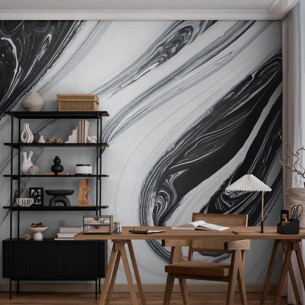 Fototapeta Standard Eco - Spojení protikladů - Malovat, Kus, Moderní - 150x105 cm