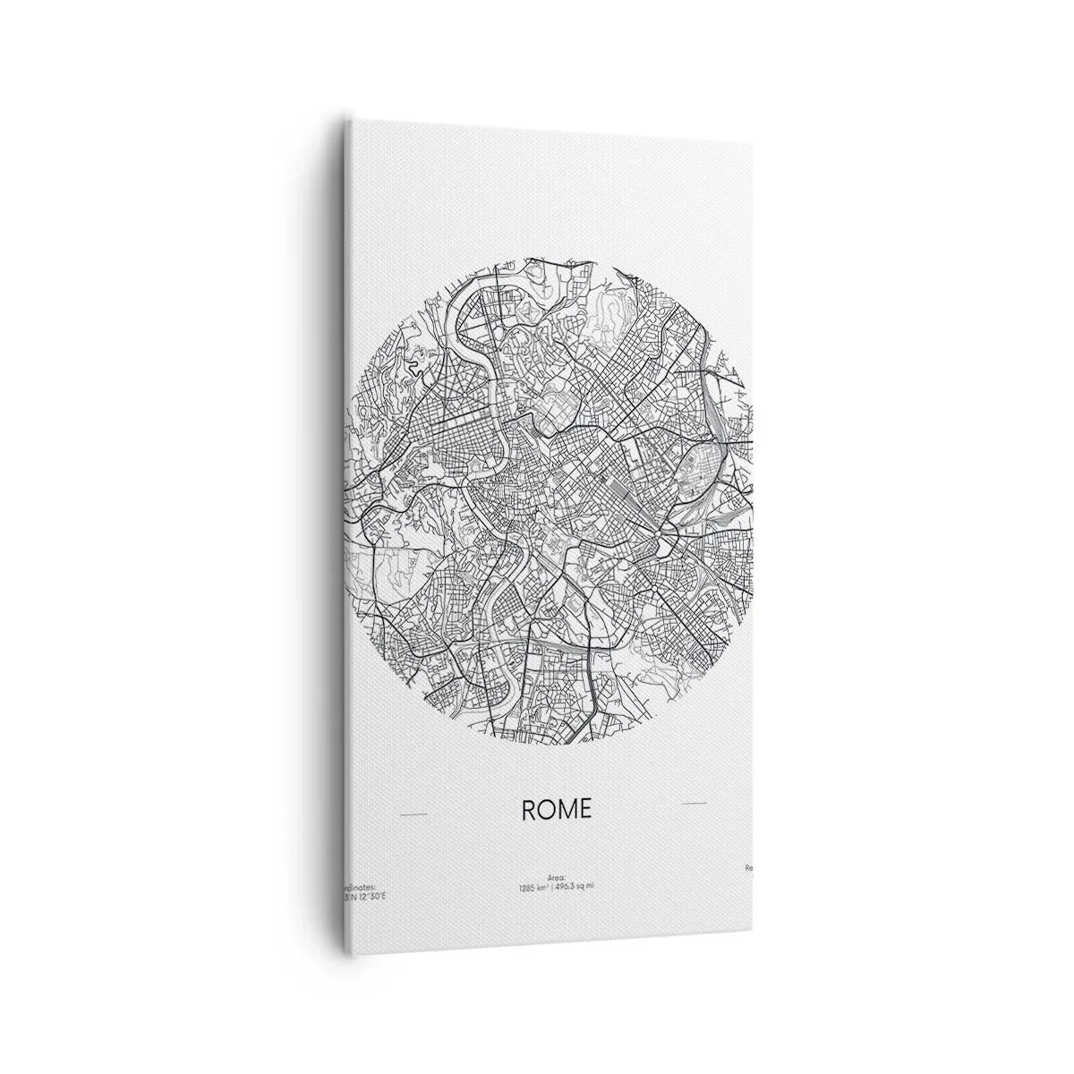 Obraz na plátně - Anatomie Říma - 55x100 cm