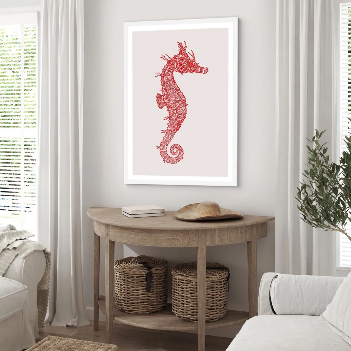 Plakát v bílém rámu - Dokonalá bytost - 40x50 cm